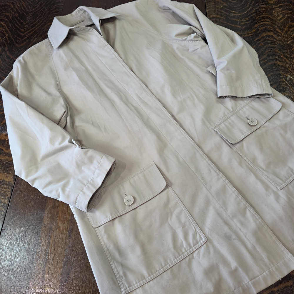 London Fog limited edition beige women's trench coat with out removable liner 10
